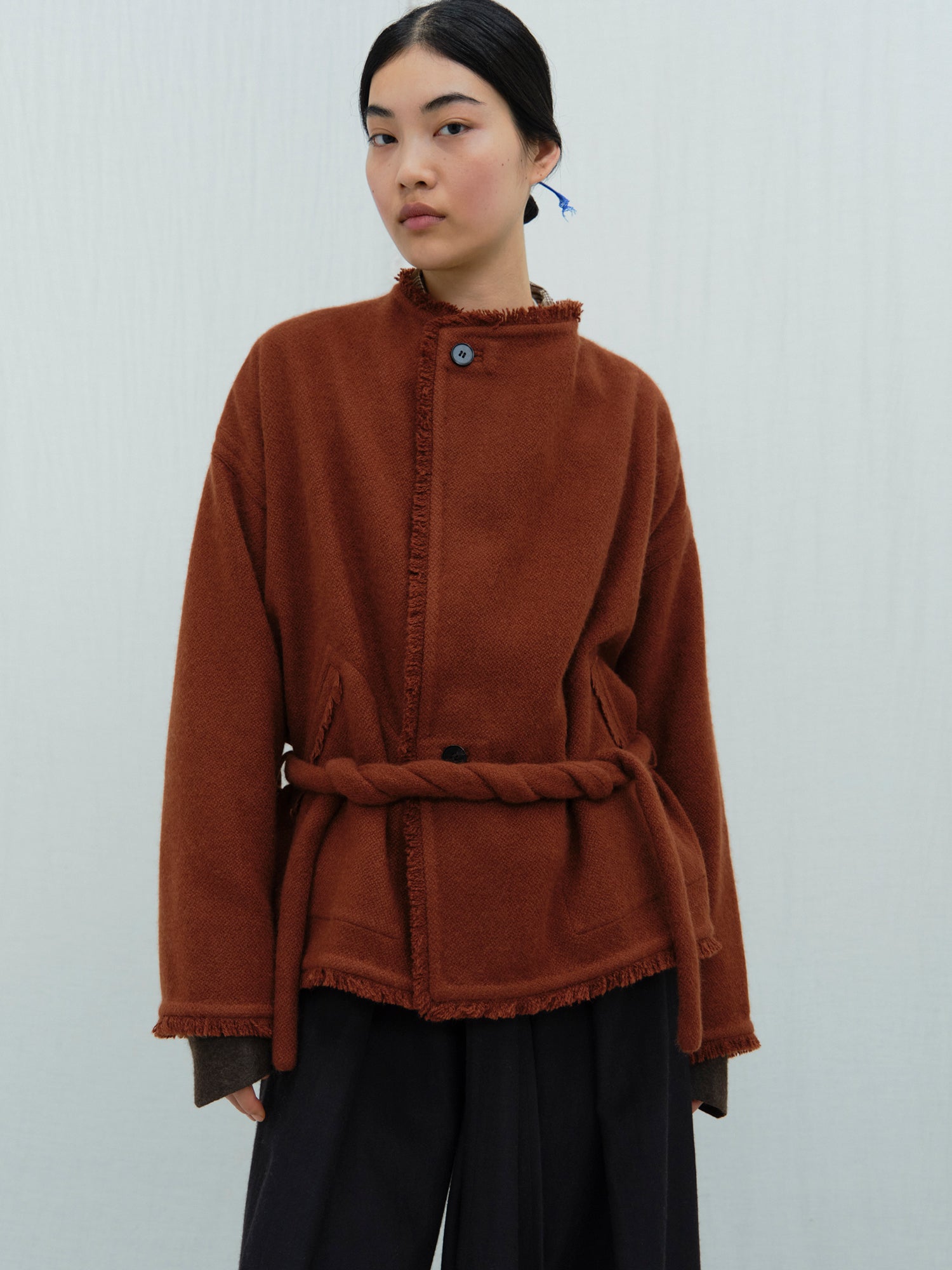 Dense Boiled Shepherd's Jacket. Yak Wool outerwear from Norlha