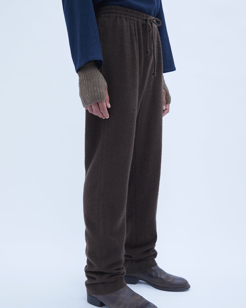 Slim Leg Drawstring Wool Trousers. Ethical Men's Fashion, Norlha