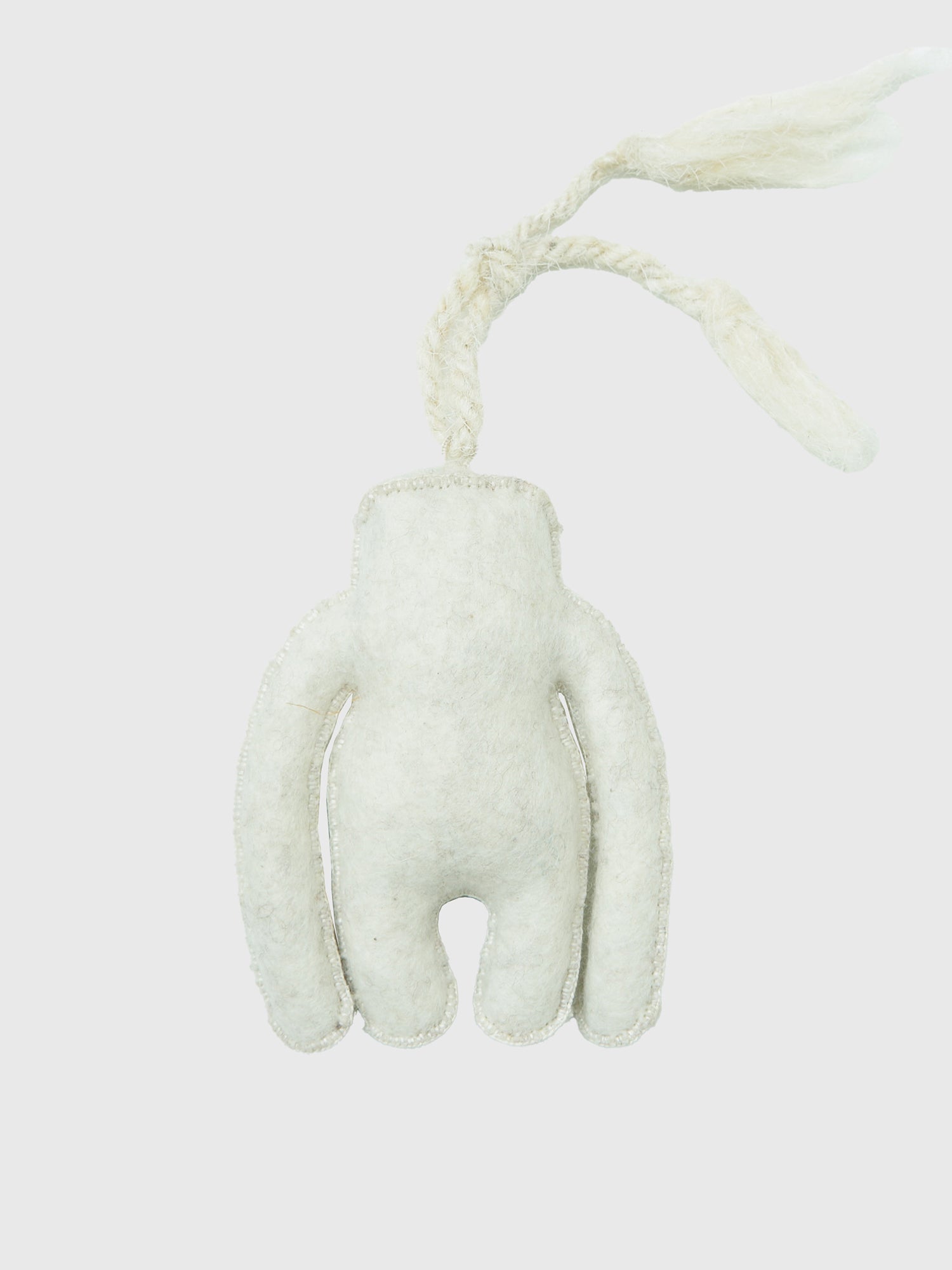 Small White Yeti Toy. Ethically made Yak wool toys from the