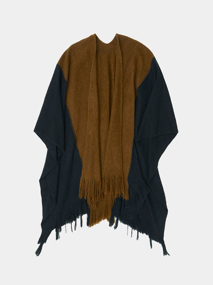 Wood Brown and Blue