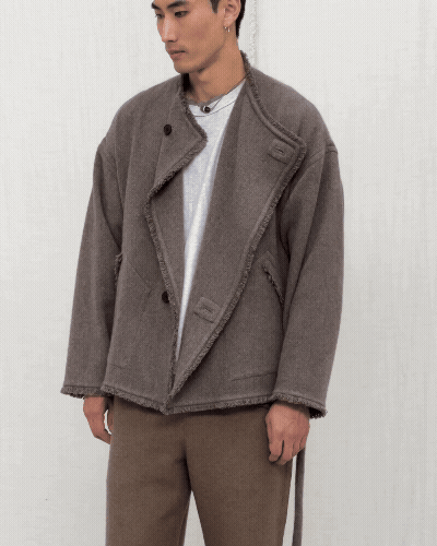 Dense Boiled Shepherd's Jacket. Yak Wool outerwear from Norlha