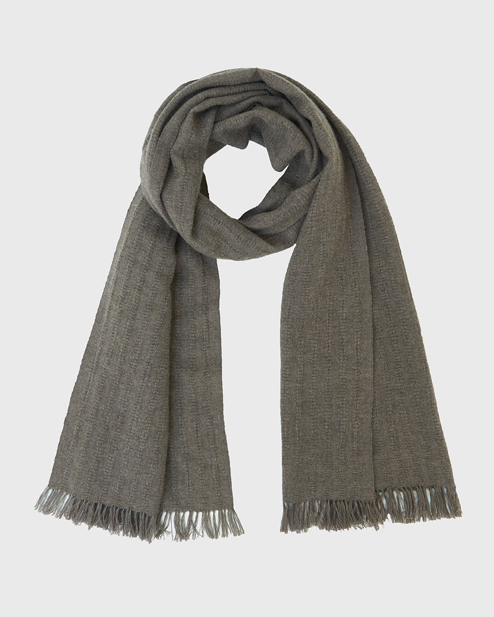 Village Dragon Scarf. Yak wool silk accessories from B-Corp Norlha