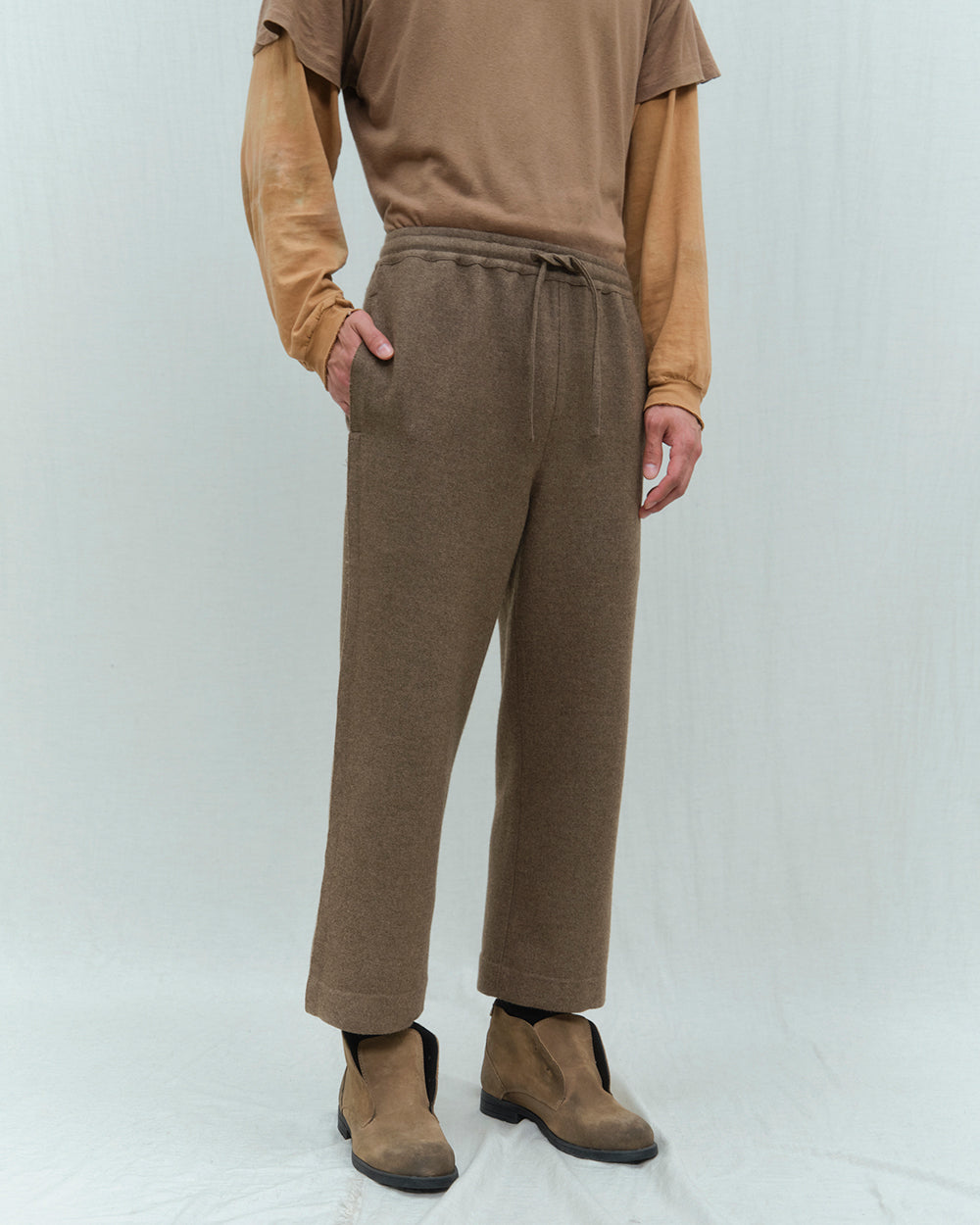 Unisex Wide-Leg Trousers, ethical luxury fashion, Norlha