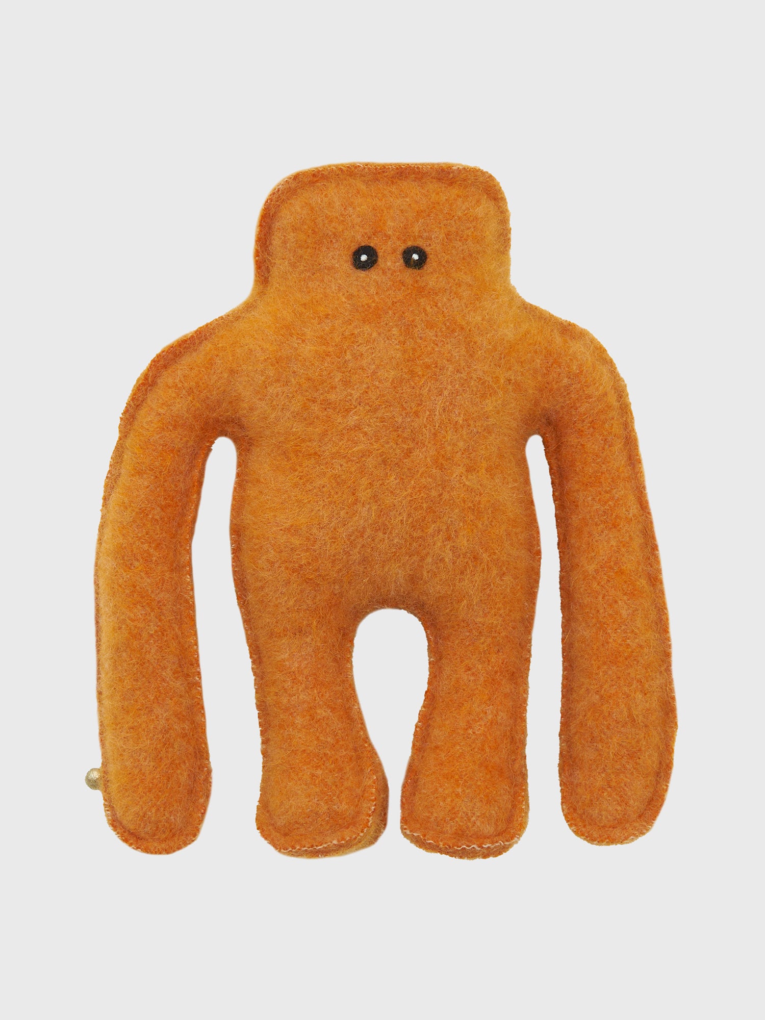 Orange Yeti Toy. Sustainably made felt toys from b-corp Norlha Atelier