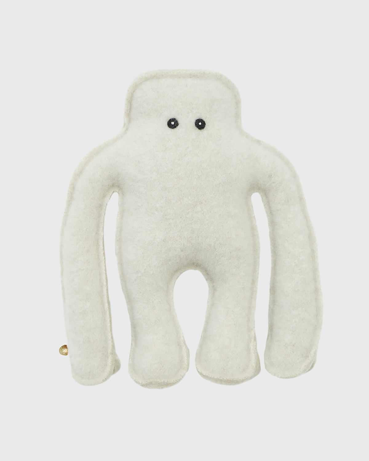 Natural Yak White Yak Wool Yeti Toy. Ethically made toys from