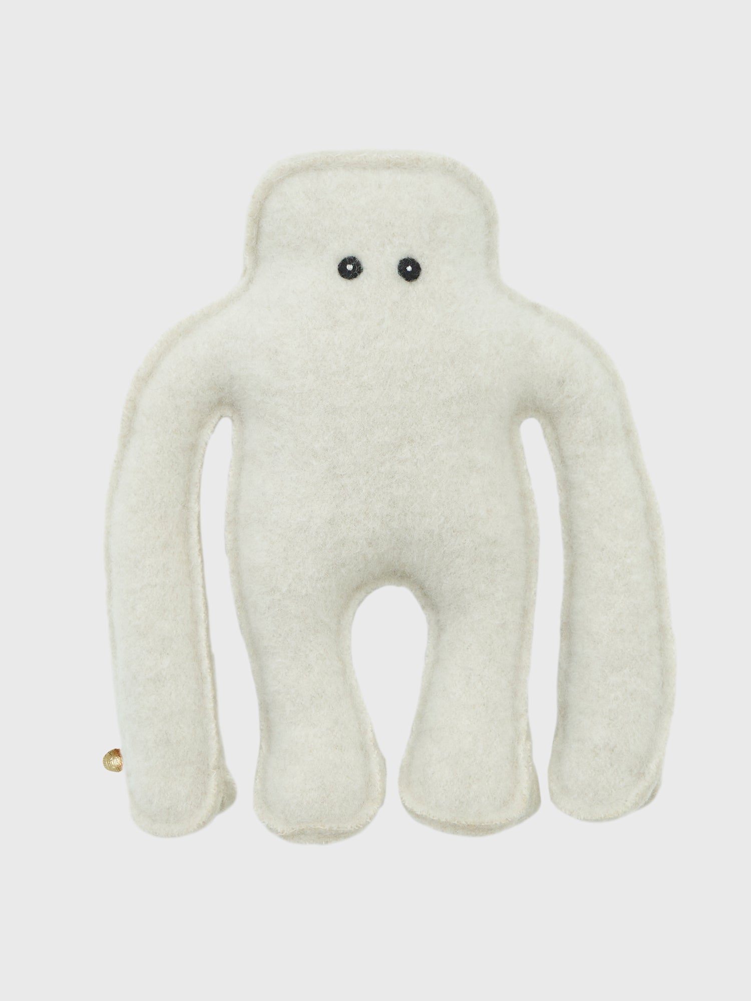 Natural Yak White Yak Wool Yeti Toy. Ethically made toys from