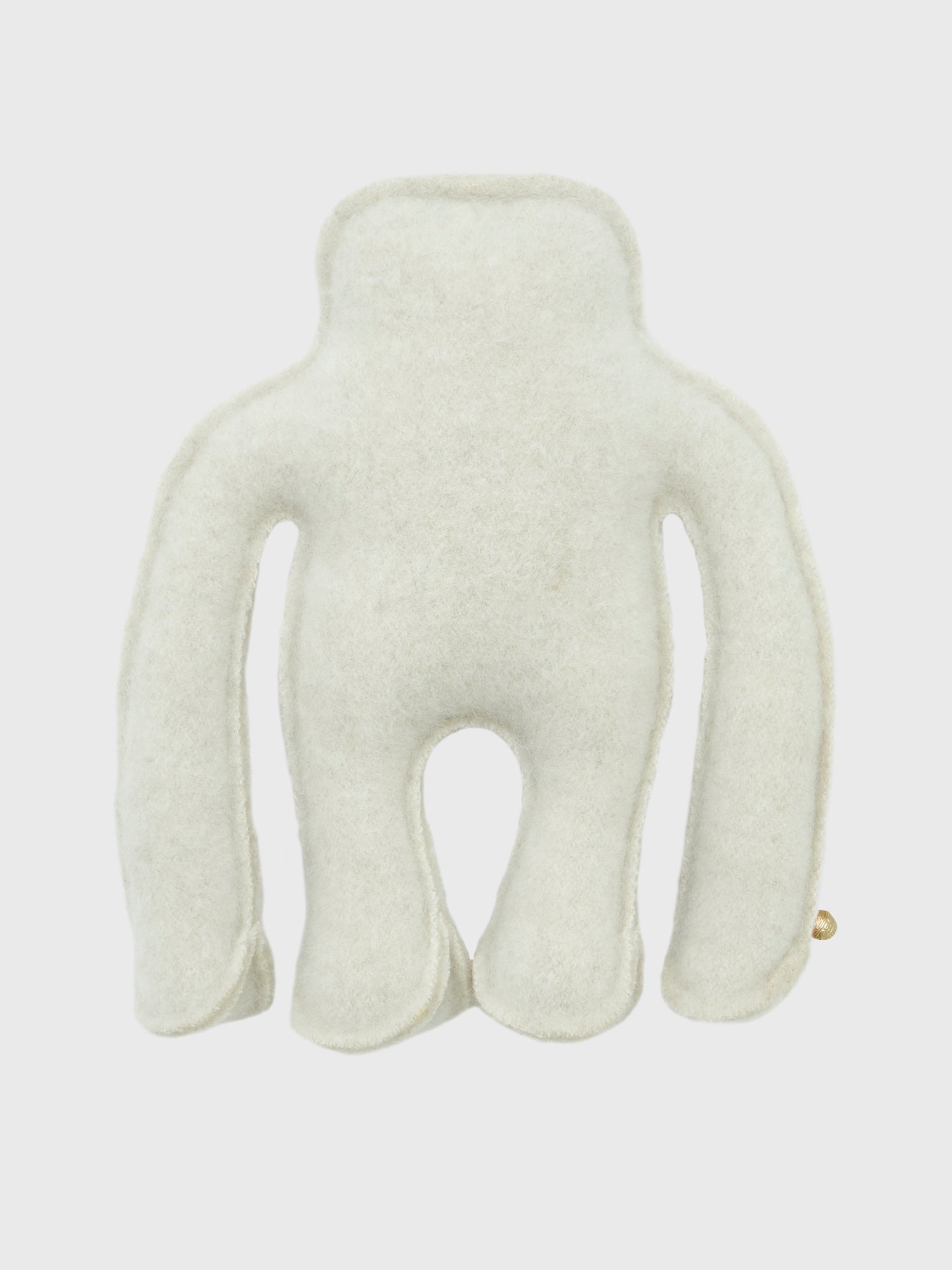 Natural Yak White Yak Wool Yeti Toy. Ethically made toys from