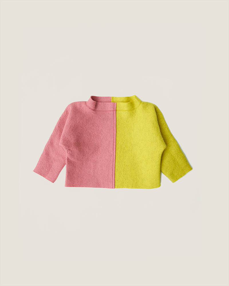 Sun Yellow and Rosy Pink