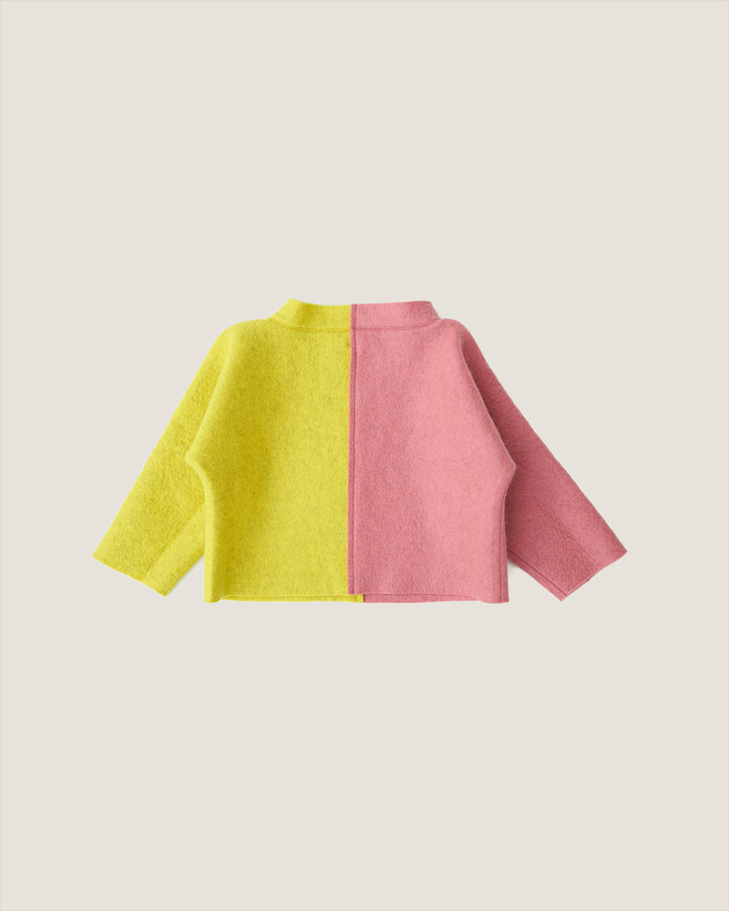 Sun Yellow and Rosy Pink