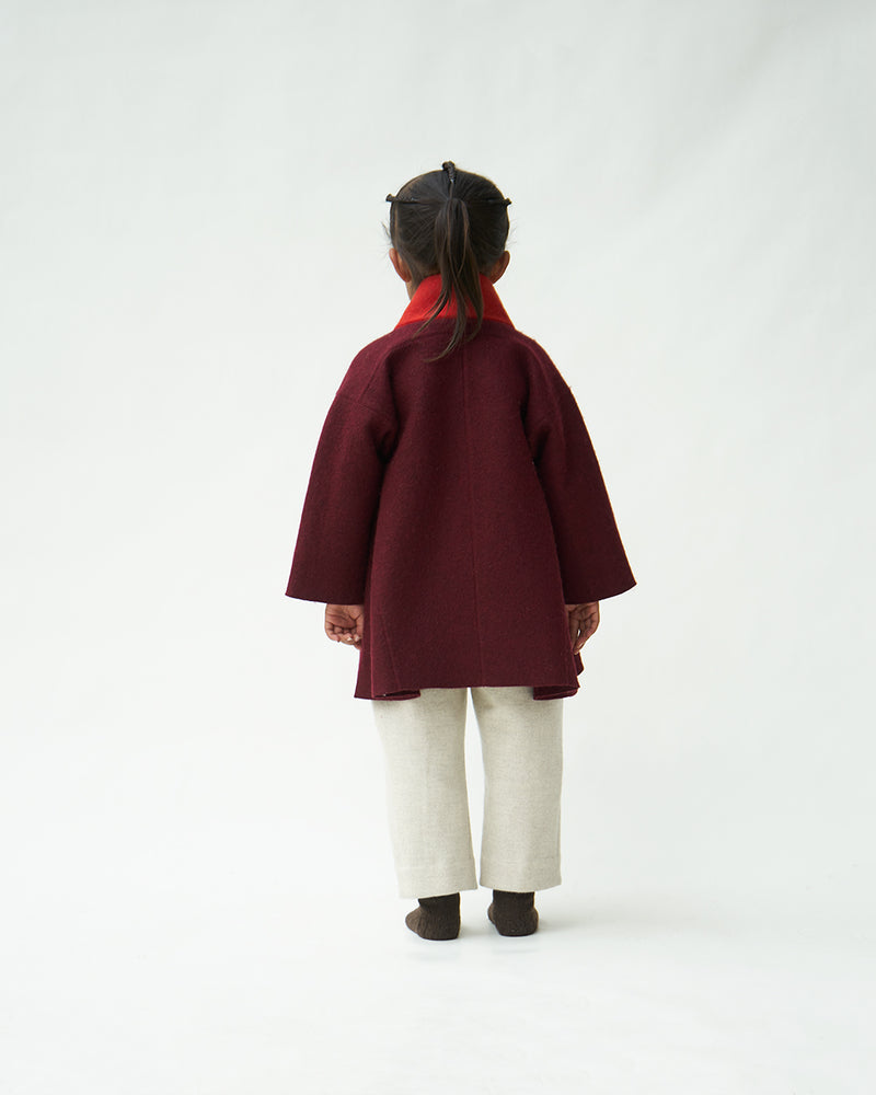 Children's Cropped Folk Coat