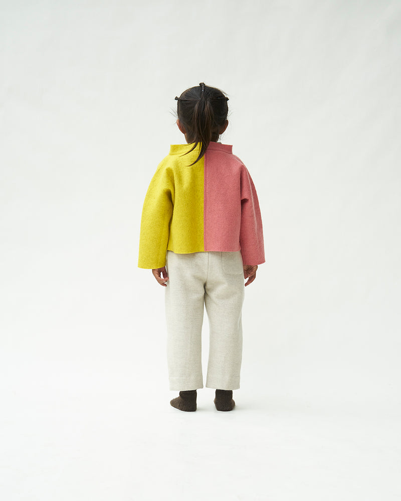 Sun Yellow and Rosy Pink