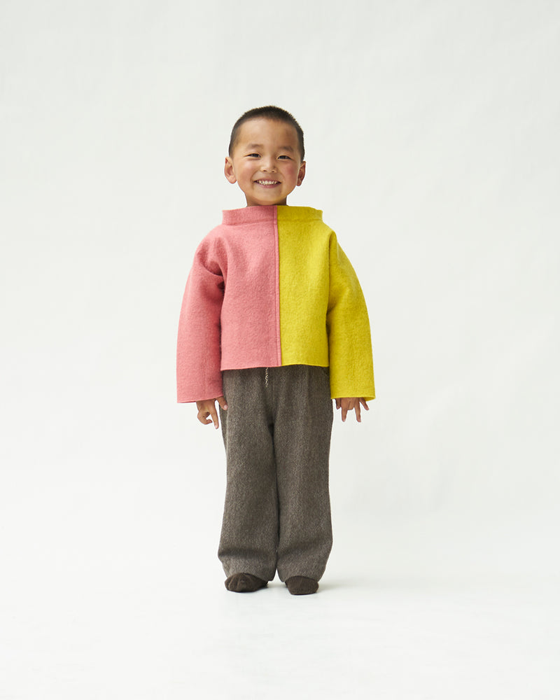 Sun Yellow and Rosy Pink