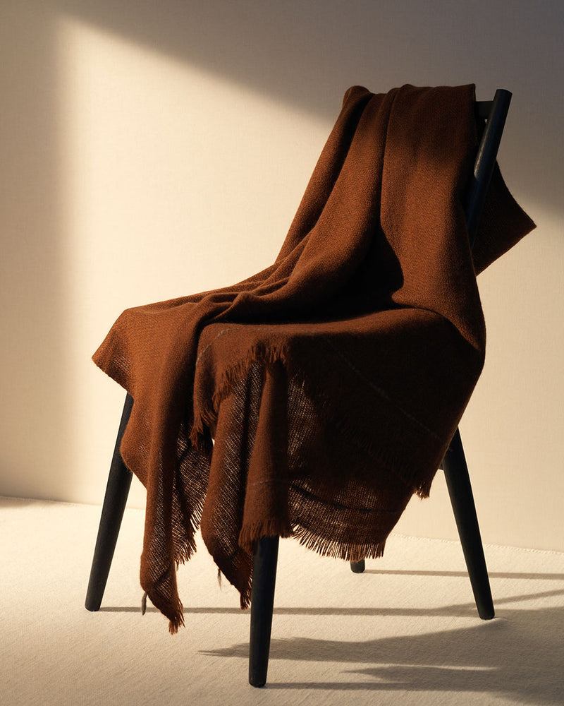 Dark rust deals throw blanket