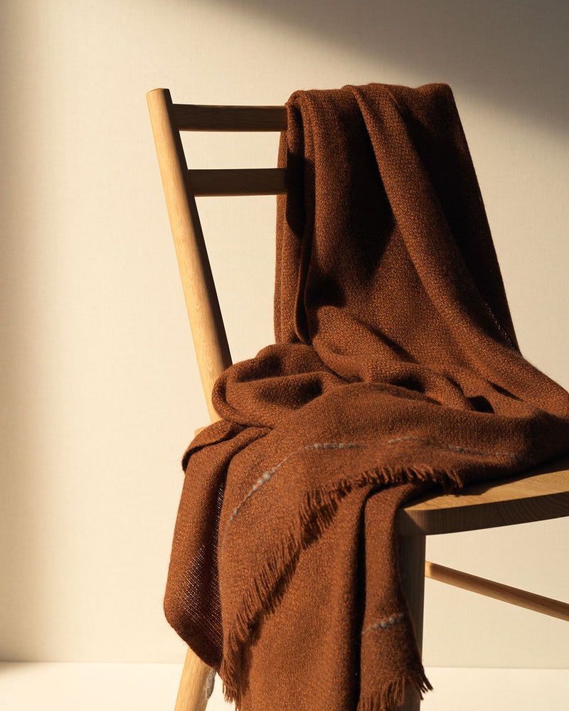 Burnt clearance orange throw